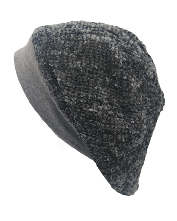 SG SG82-WL-GRY Solid Grey Lined Chenille w/ Band myselflingerie.com